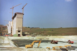 Construction de l'ascenseur